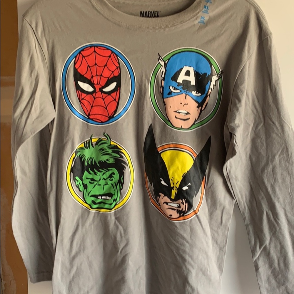 Marvel comics boy shirt